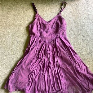 Purple sundress